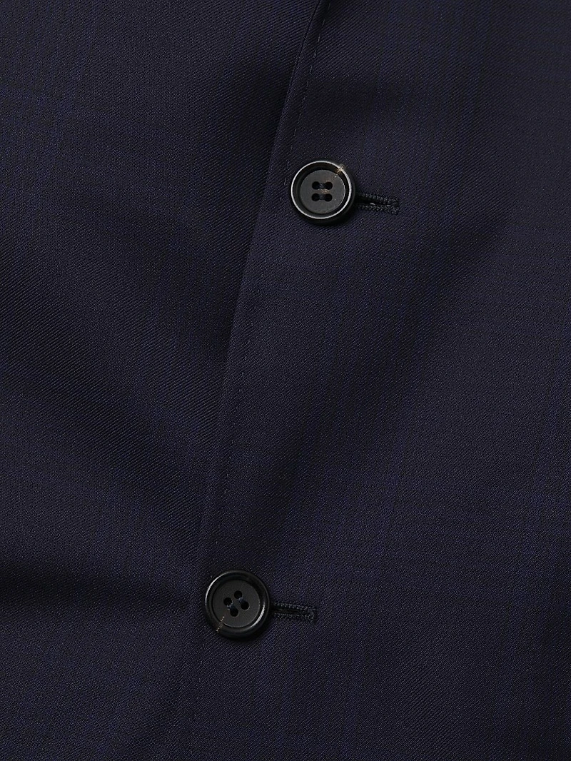 Kei Blue Plaid Fashion Window Suit
