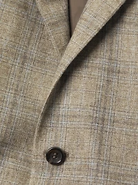 Kei Plaid Wool-Cashmere Sportcoat