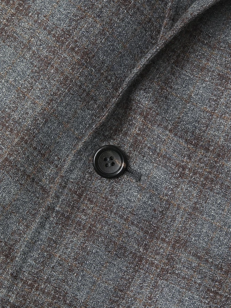 Kei Large Plaid Wool Sportcoat