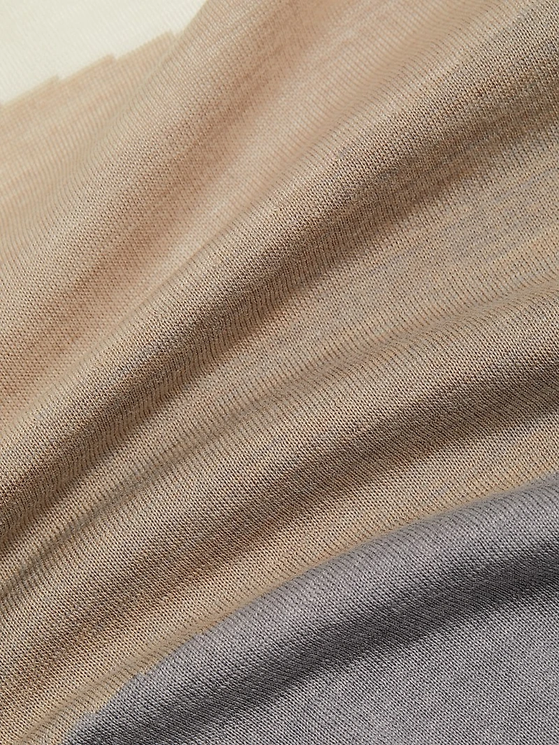 Colorblocked Wool Tank