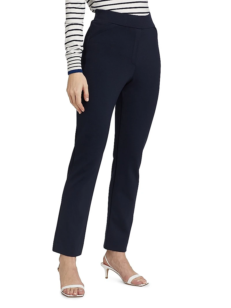 COLLECTION Ponte Slim-Fit Pants