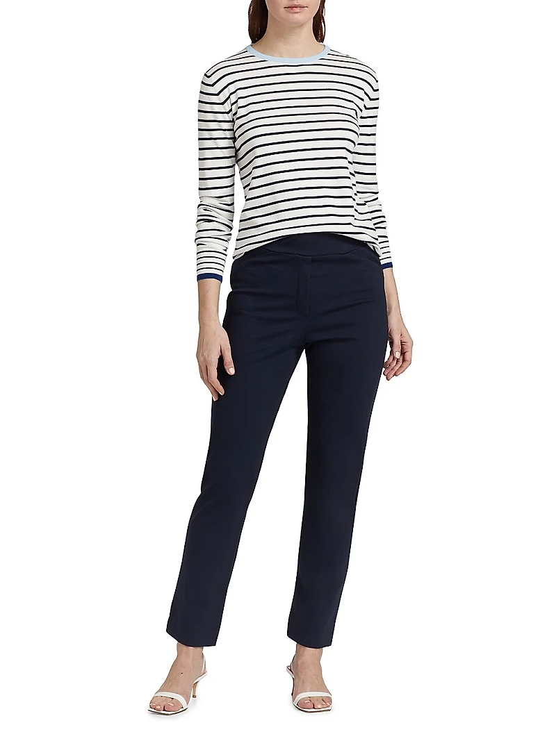 COLLECTION Ponte Slim-Fit Pants