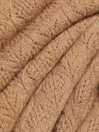 COLLECTION Pointelle V-Neck Cashmere Sweater