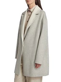 Two-Tone Cashmere Jacket