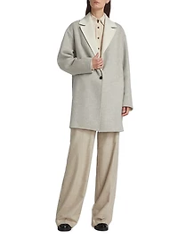 Two-Tone Cashmere Jacket