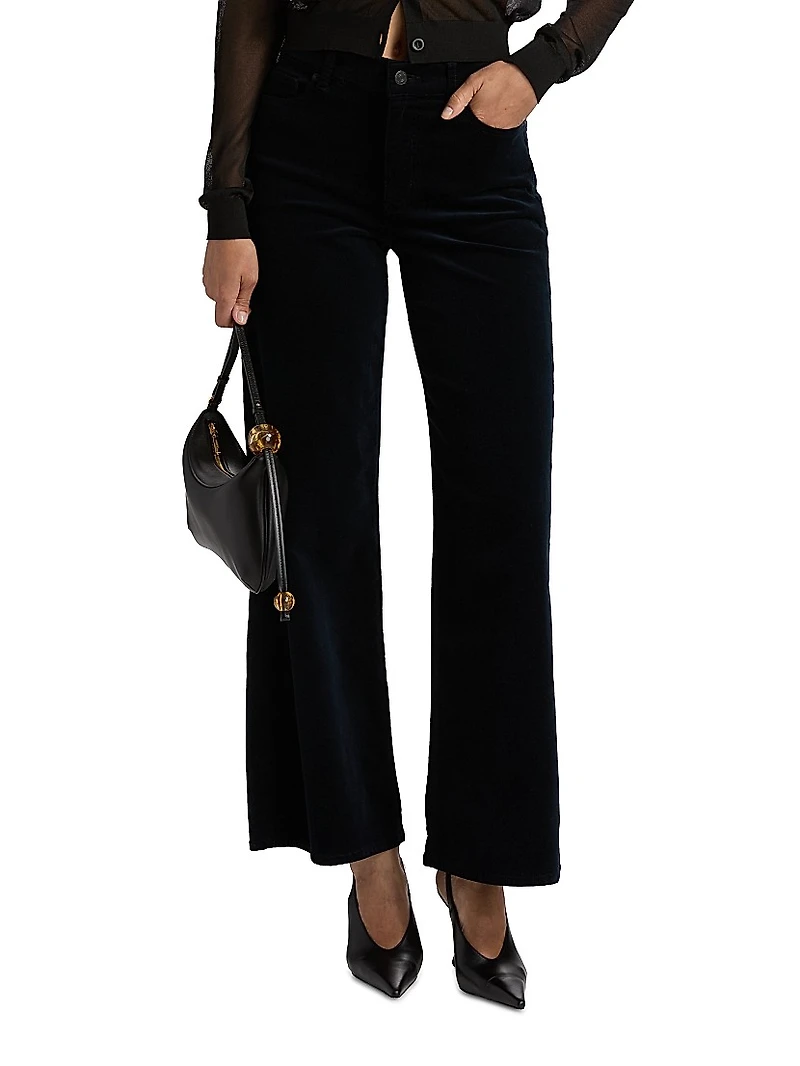 Le Palazzo High-Rise Wide-Leg Jeans