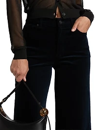 Le Palazzo High-Rise Wide-Leg Jeans