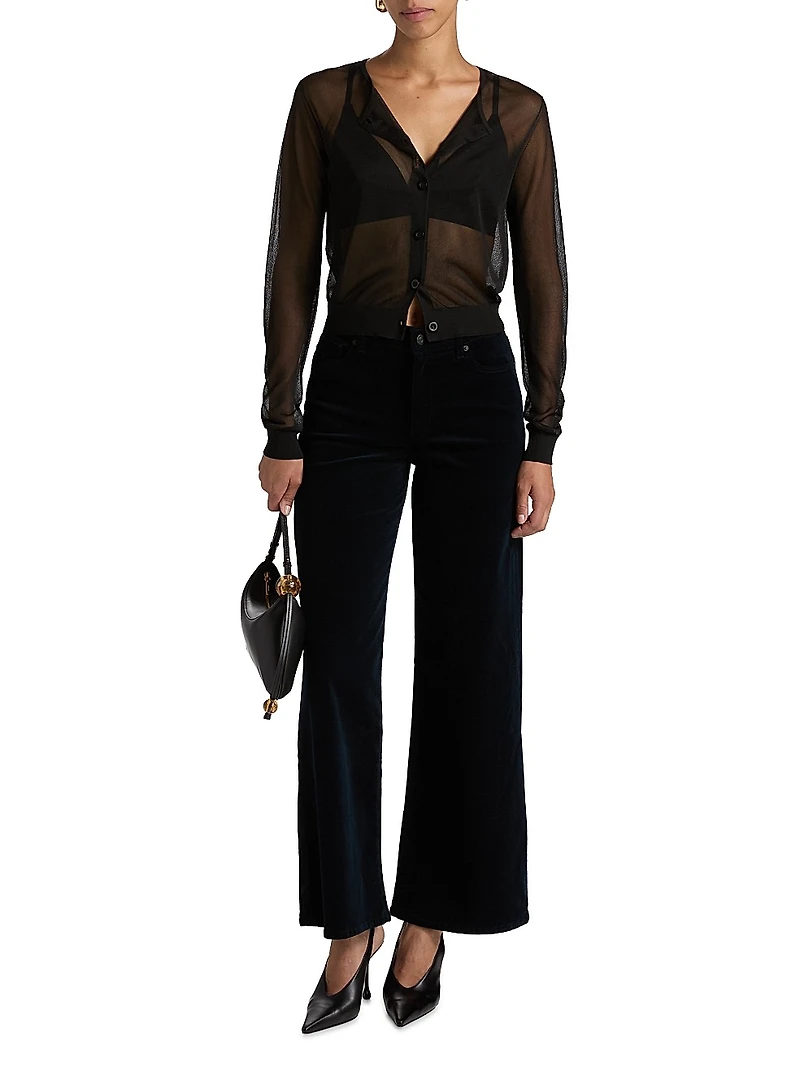 Le Palazzo High-Rise Wide-Leg Jeans