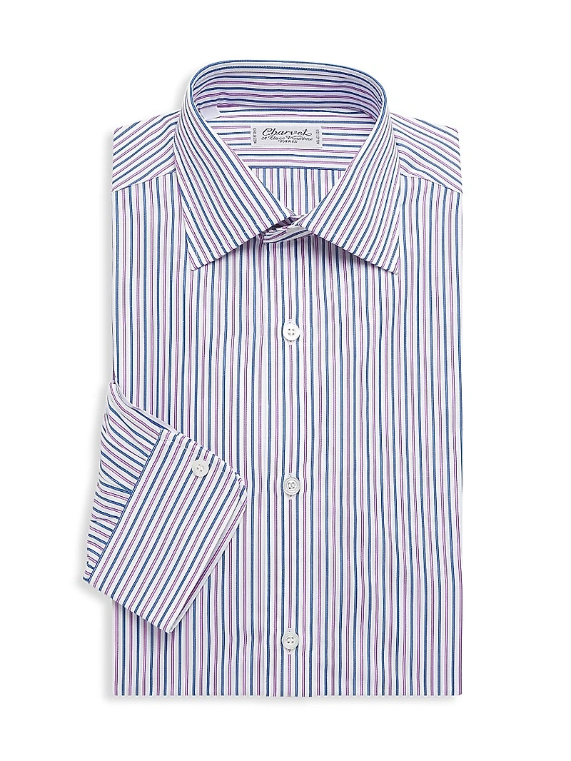 Pinstriped Dress Shirt