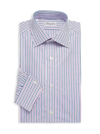 Pinstriped Dress Shirt