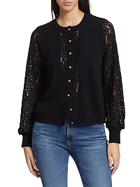 Lita Open-Knit Cardigan