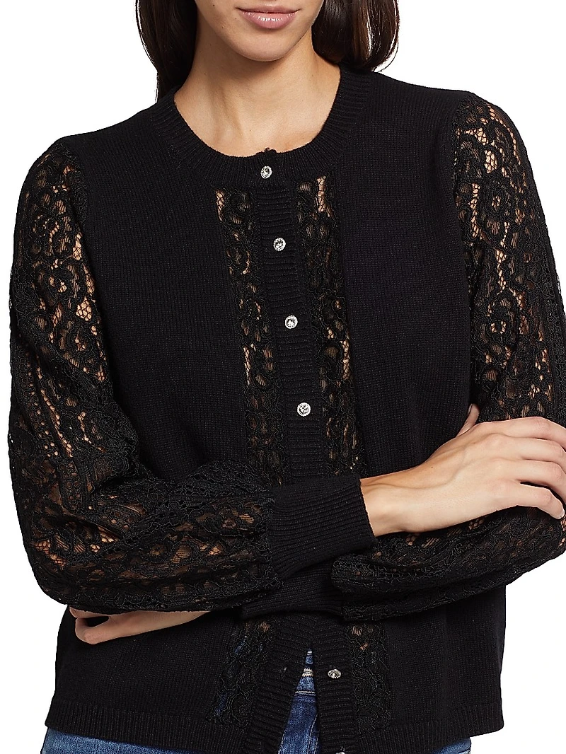 Lita Open-Knit Cardigan