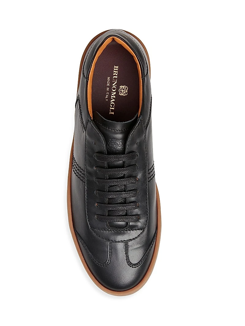 Bono Low-Top Leather Sneakers