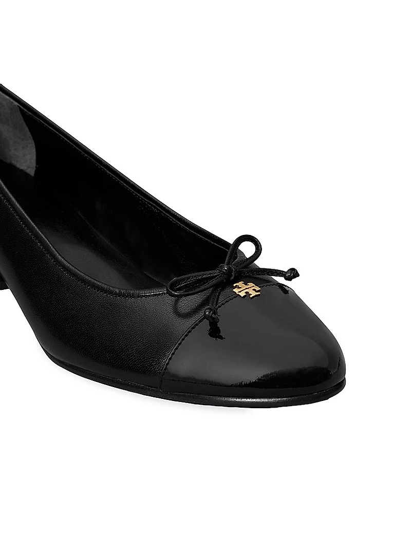 44.5MM Cap Toe Ballet Pumps