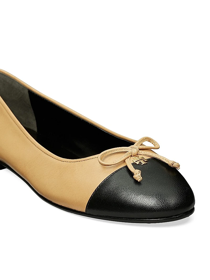 Cap Toe Ballet Flats