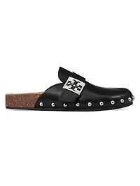 Mellow Suede Buckle Clogs