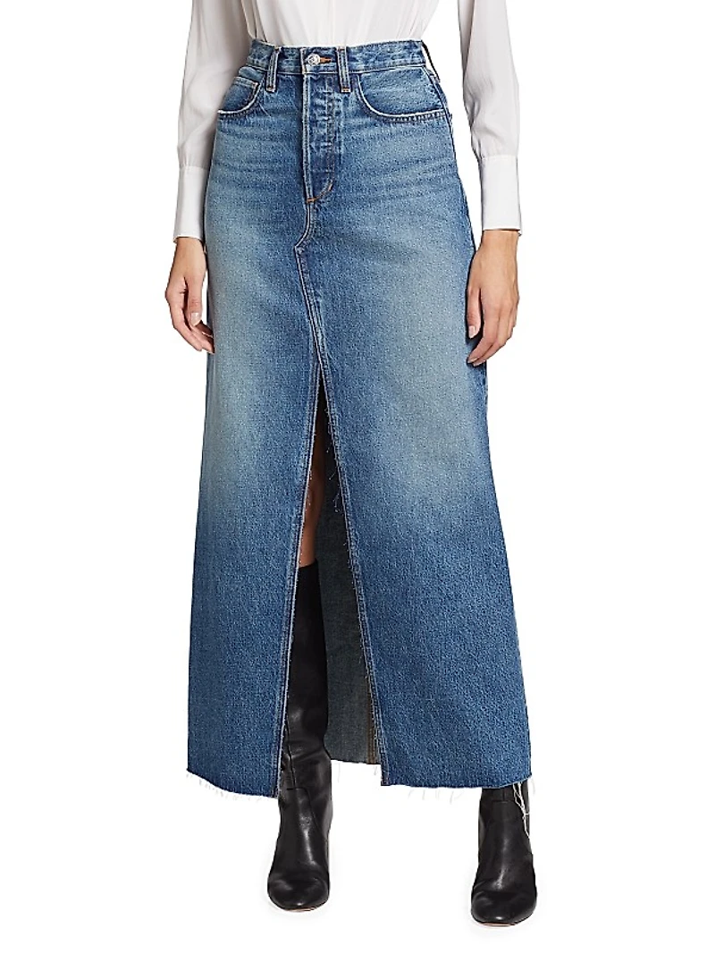 Sadie Denim Maxi Skirt