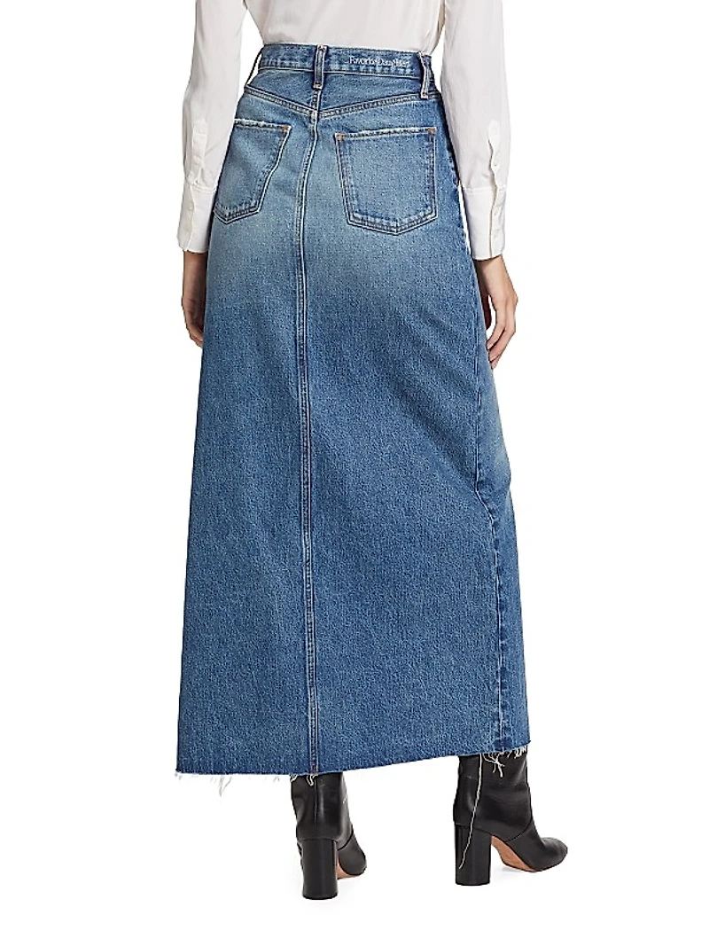 Sadie Denim Maxi Skirt