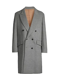 Thomas Wool & Cashmere-Blend Double-Breasted Coat