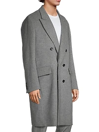 Thomas Wool & Cashmere-Blend Double-Breasted Coat