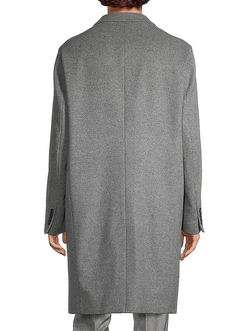 Thomas Wool & Cashmere-Blend Double-Breasted Coat