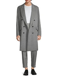 Thomas Wool & Cashmere-Blend Double-Breasted Coat