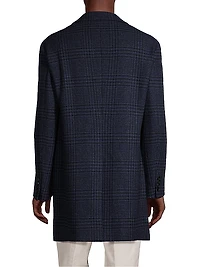 Sherwood Wool-Blend Houndstooth Coat