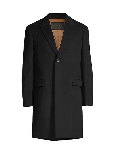 Sutton Wool Single-Breasted Coat