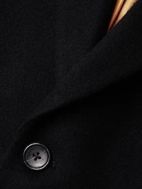 Sutton Wool Single-Breasted Coat