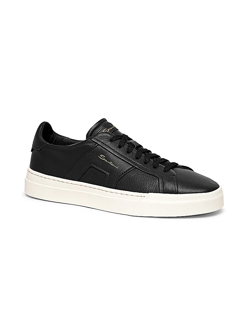 Leather Low-Top Sneakers