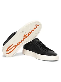 Leather Low-Top Sneakers