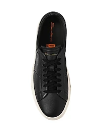 Leather Low-Top Sneakers