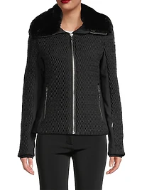 Montana Thindow Faux Fur-Trimmed Puffer Jacket