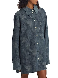Blufields Denim Jacquard Shirt