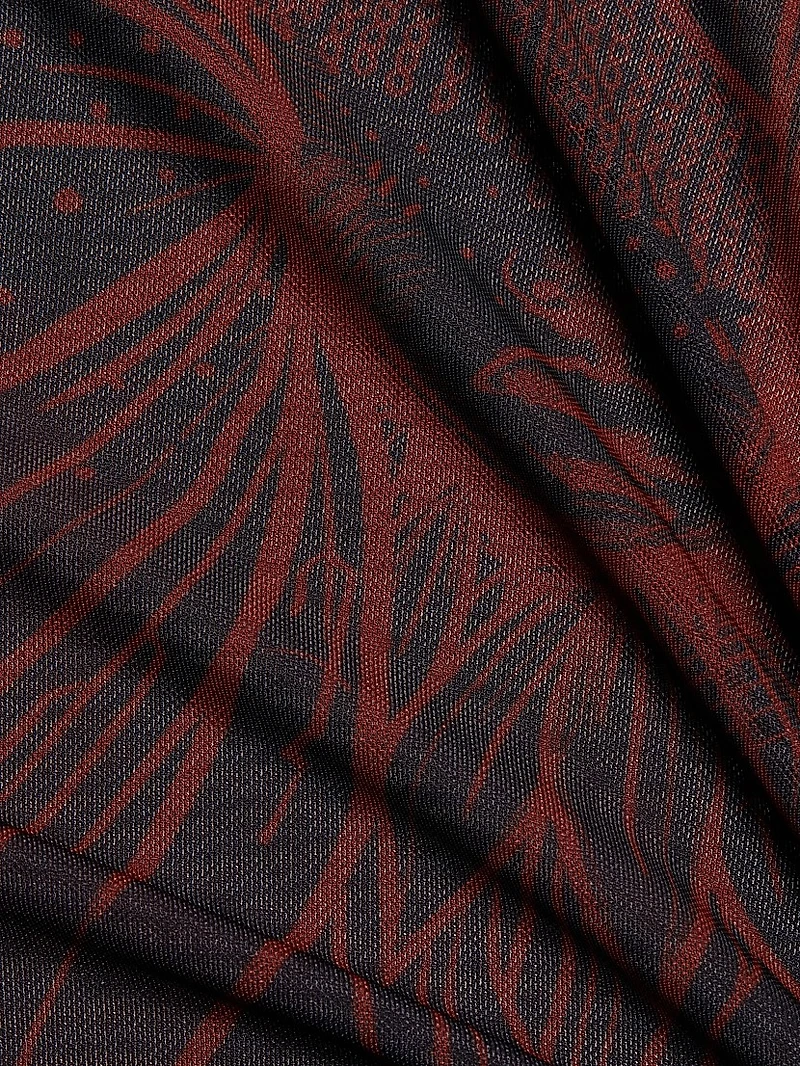 Prelude: Aama Tales Mesh Turtleneck Top