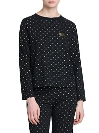 Fantasy Stretch-Cotton Pajama Top