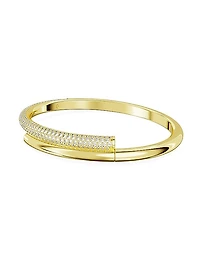 Dextera Swarovski Crystal Bypass Bangle