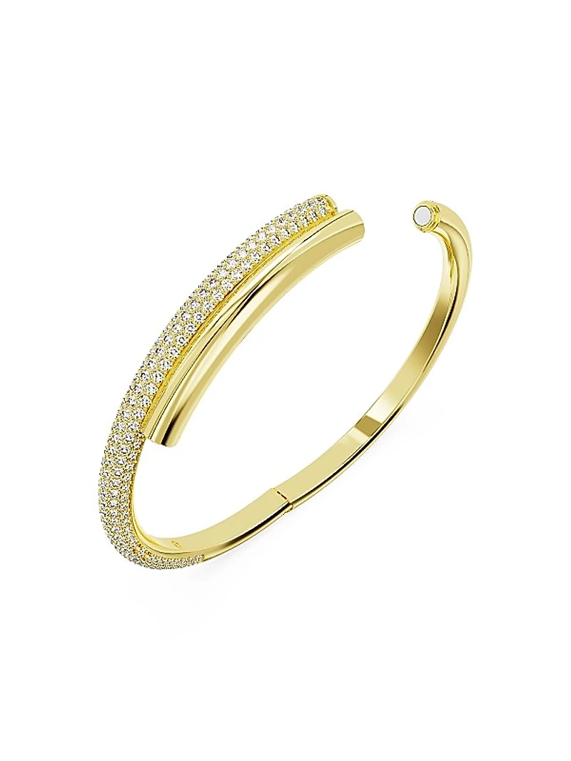 Dextera Swarovski Crystal Bypass Bangle