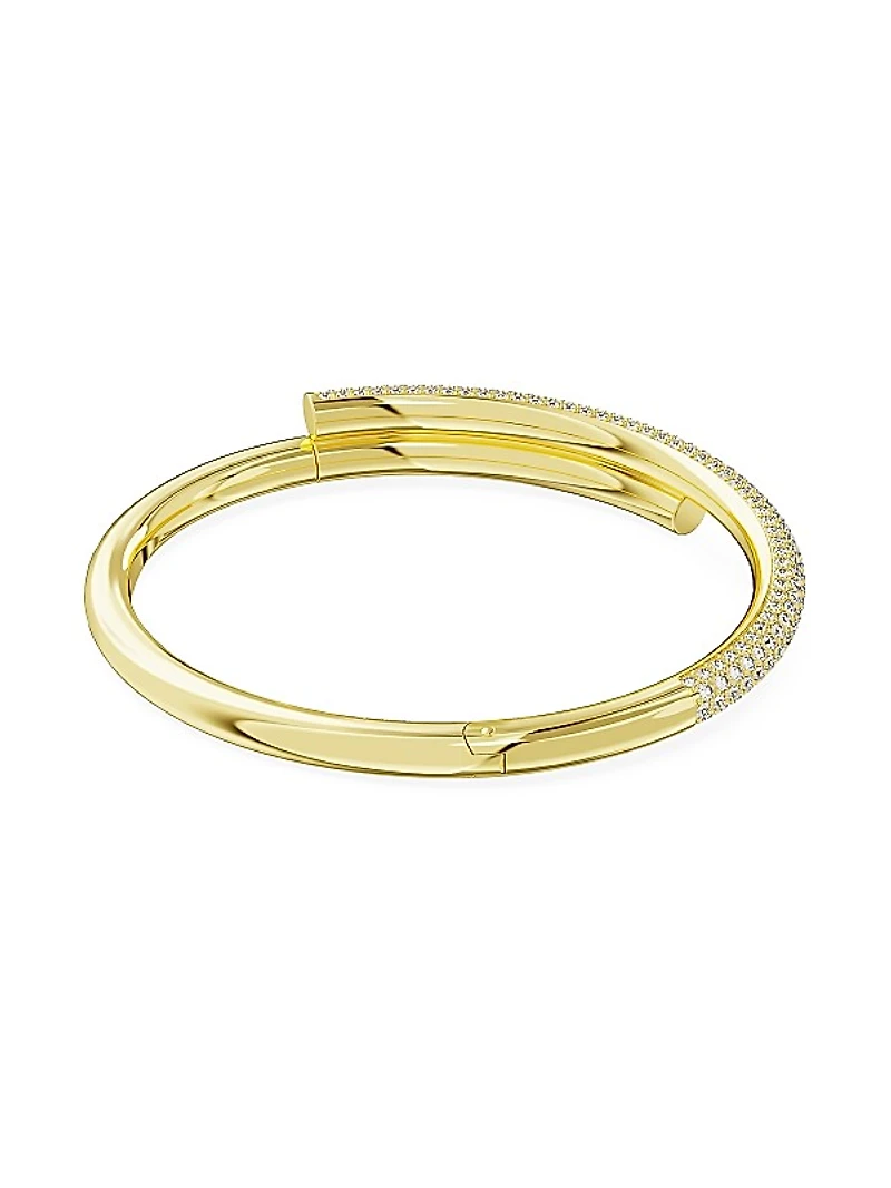 Dextera Swarovski Crystal Bypass Bangle