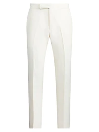 Linen Crease-Front Pants
