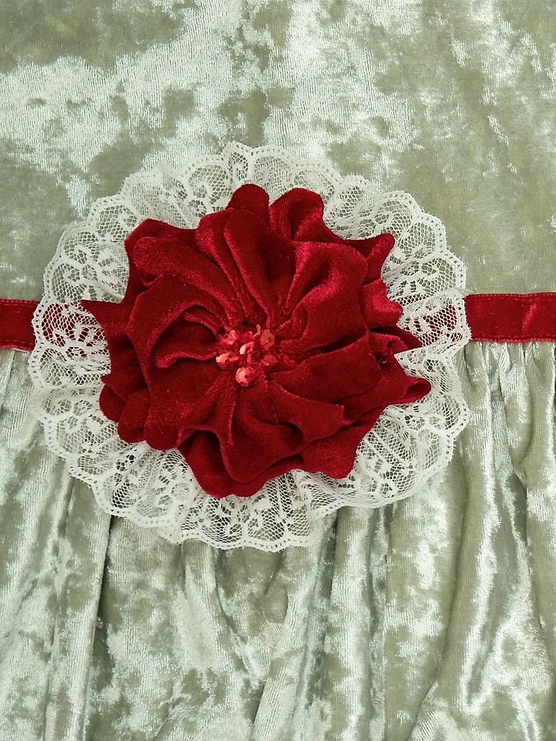 Baby Girl's & Little Evelyn Velvet Swing Set