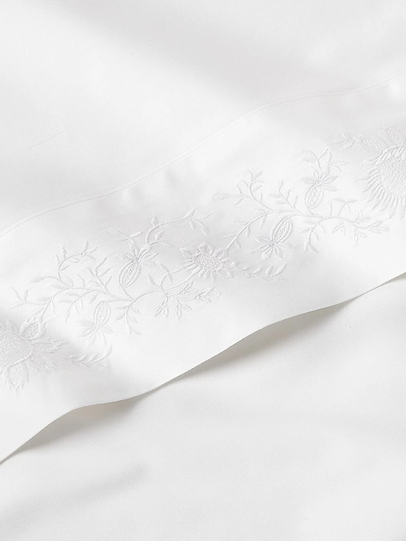 Eloise Embroidery Cotton Sheets & Pillowcases Collection