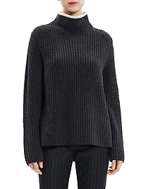 Karenia Wool & Cashmere Rib-knit Sweater