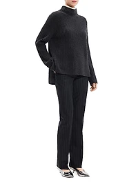 Karenia Wool & Cashmere Rib-knit Sweater