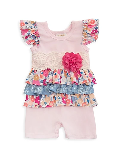 Baby Girl's Bandera Blossom Romper