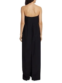 Tucked Strapless Dress