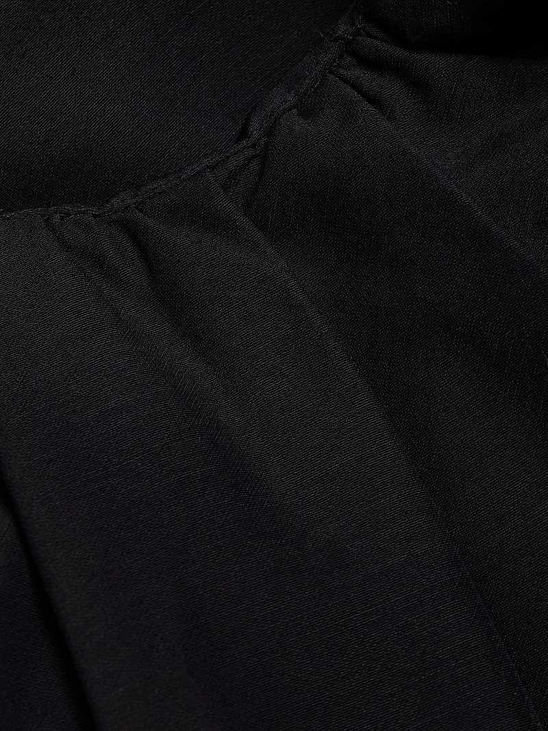 Tucked Strapless Dress