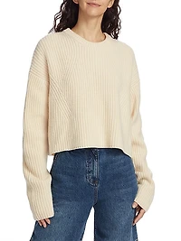 Rib-Knit Cashmere Sweater