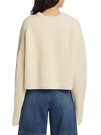 Rib-Knit Cashmere Sweater