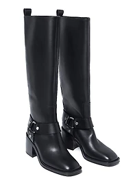 Audrey 70MM Leather Knee-High Boots